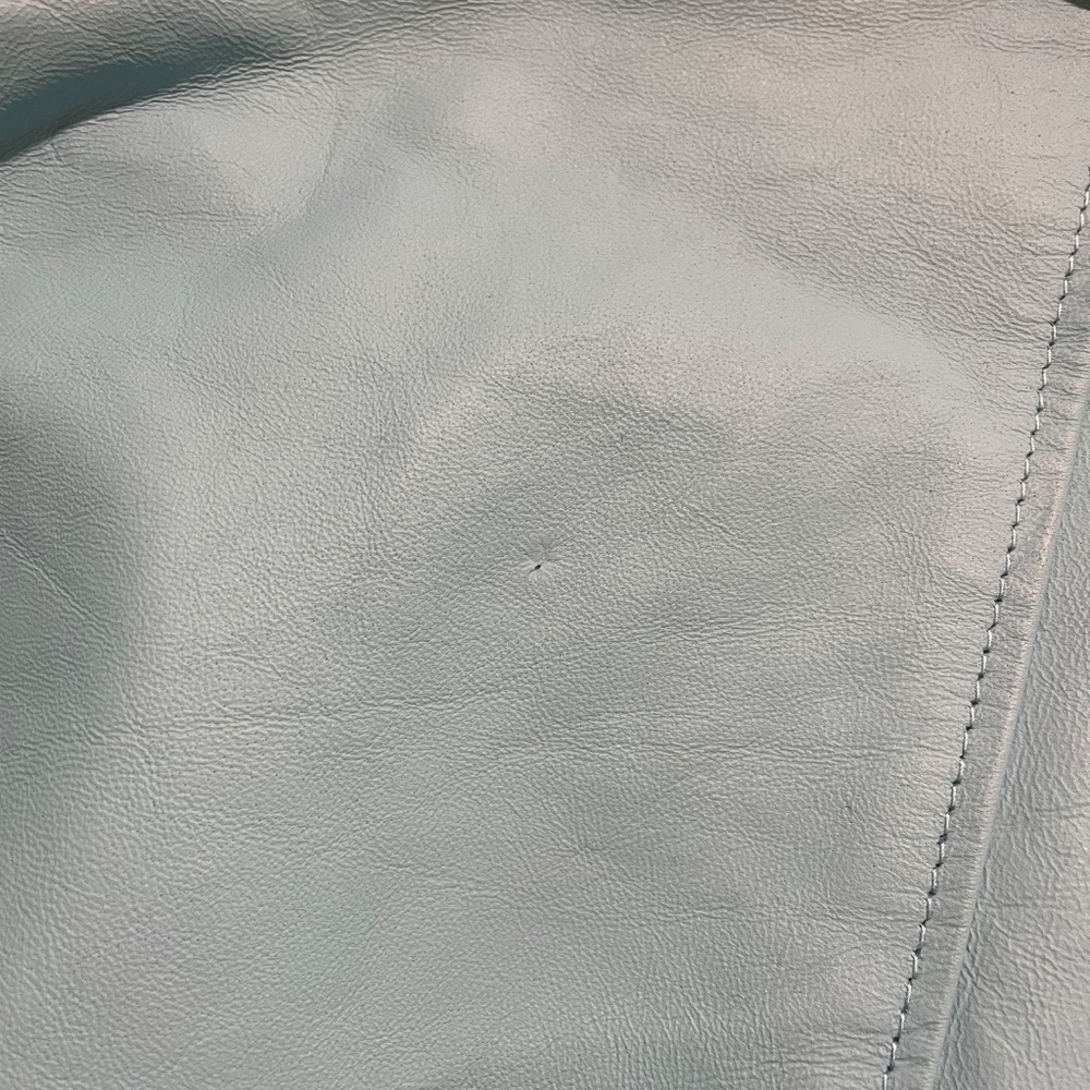 Enjoy Genuine Italian Leather Electric Blue Jacket Small - Picture 5 of 6